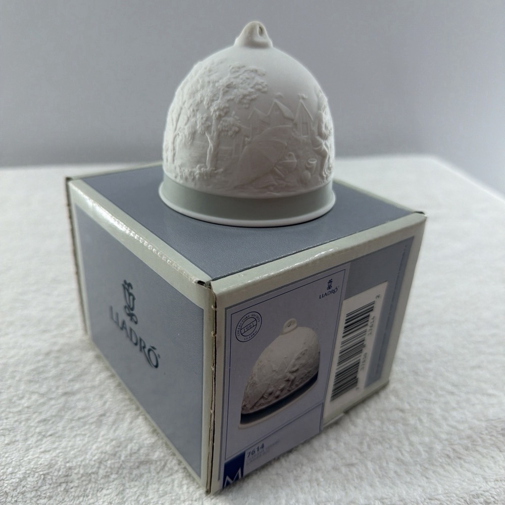 Rare Lladro Summer Bell #7614 In Box Campana Verano 1990 Valencia Espana